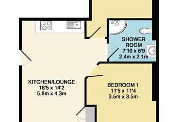 2 bed flat, Bedford terrace, North hill, Plymouth, PL48EY - Image 2